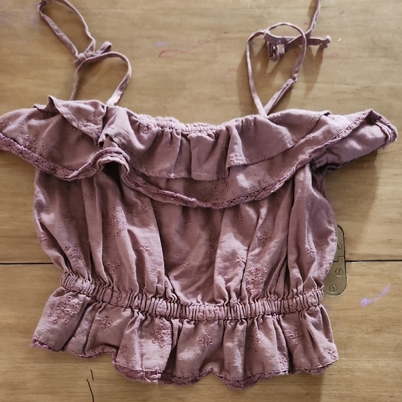 America Eagle Mauve Tank Summery Top Size S Small - Picture 2 of 4